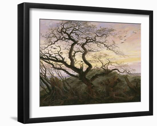 L'Arbre aux corbeaux-Caspar David Friedrich-Framed Giclee Print