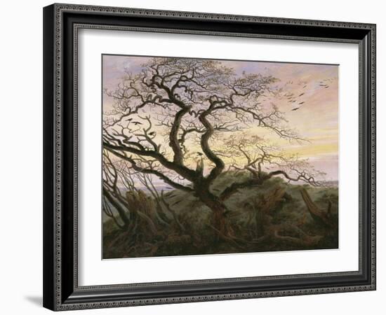 L'Arbre aux corbeaux-Caspar David Friedrich-Framed Giclee Print