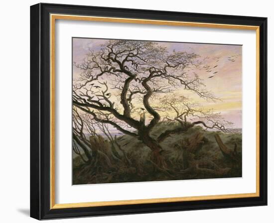 L'Arbre aux corbeaux-Caspar David Friedrich-Framed Giclee Print