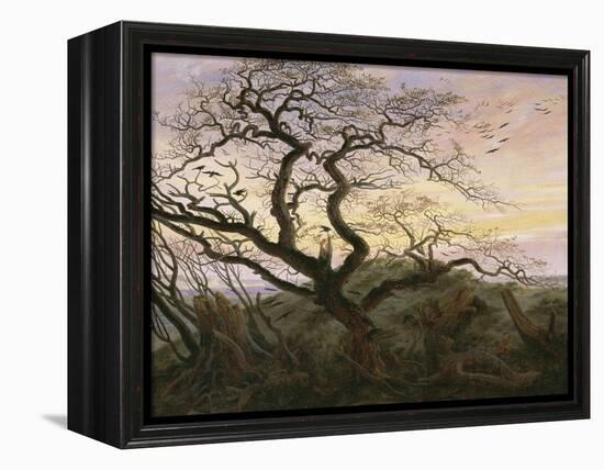 L'Arbre aux corbeaux-Caspar David Friedrich-Framed Premier Image Canvas