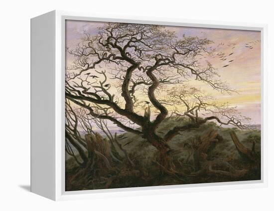 L'Arbre aux corbeaux-Caspar David Friedrich-Framed Premier Image Canvas