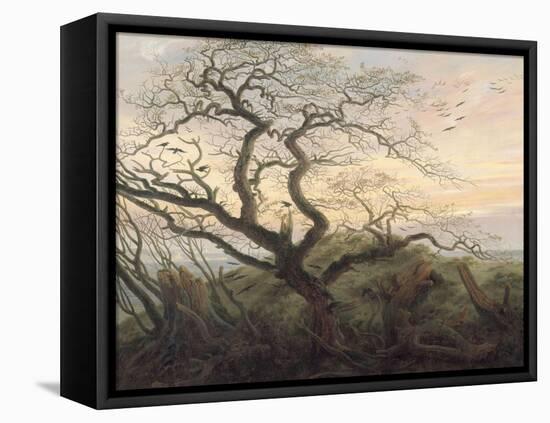 L'Arbre aux corbeaux-Caspar David Friedrich-Framed Premier Image Canvas