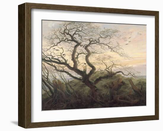 L'Arbre aux corbeaux-Caspar David Friedrich-Framed Giclee Print