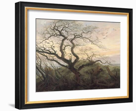 L'Arbre aux corbeaux-Caspar David Friedrich-Framed Giclee Print