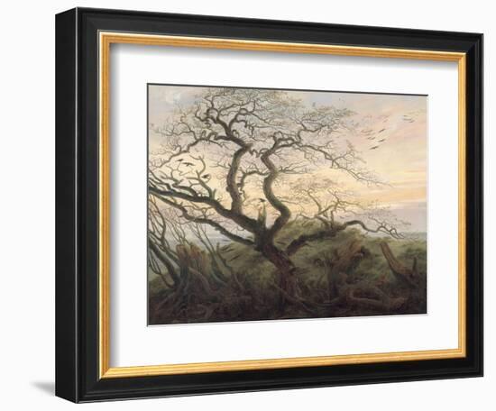 L'Arbre aux corbeaux-Caspar David Friedrich-Framed Giclee Print