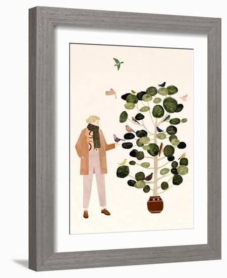 L'arbre aux Oiseaux, 2019-Lea Le Pivert-Framed Giclee Print
