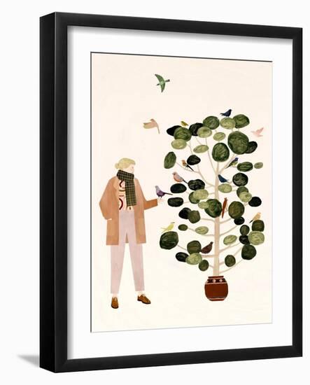 L'arbre aux Oiseaux, 2019-Lea Le Pivert-Framed Giclee Print