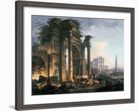 L'Arc De Triomphe, C1740-1807-Pierre Antoine De Machy-Framed Giclee Print