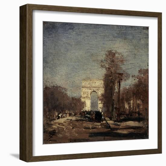 L'Arc de Triomphe de l'Etoile-Félix Ziem-Framed Giclee Print