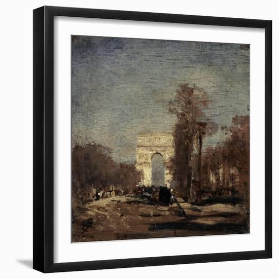 L'Arc de Triomphe de l'Etoile-Félix Ziem-Framed Giclee Print