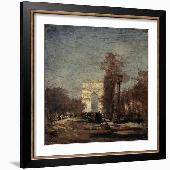 L'Arc de Triomphe de l'Etoile-Félix Ziem-Framed Giclee Print