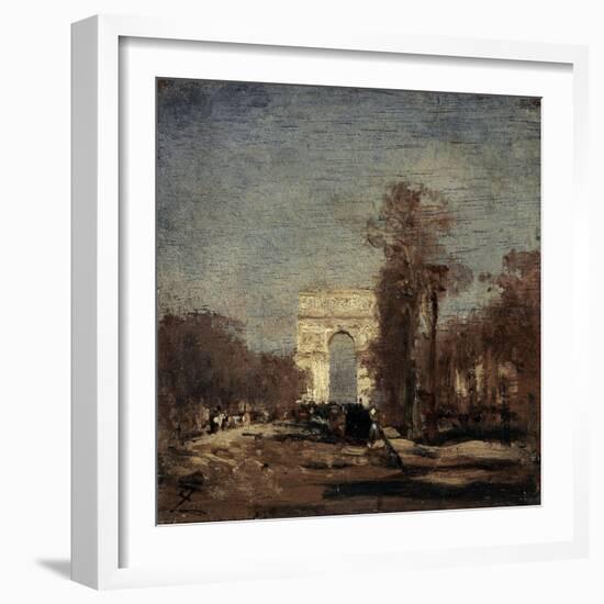 L'Arc de Triomphe de l'Etoile-Félix Ziem-Framed Giclee Print