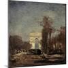 L'Arc de Triomphe de l'Etoile-Félix Ziem-Mounted Giclee Print