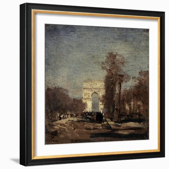 L'Arc de Triomphe de l'Etoile-Félix Ziem-Framed Giclee Print