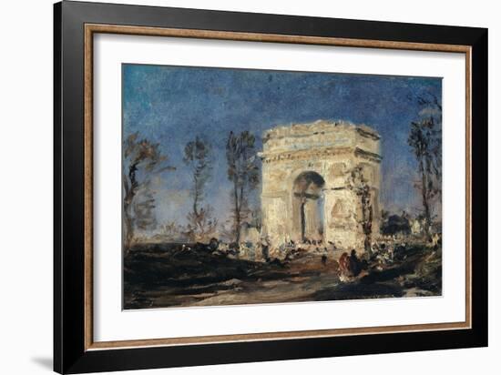 L'Arc de Triomphe de l'Etoile-Félix Ziem-Framed Giclee Print