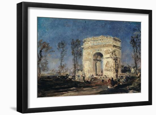 L'Arc de Triomphe de l'Etoile-Félix Ziem-Framed Giclee Print