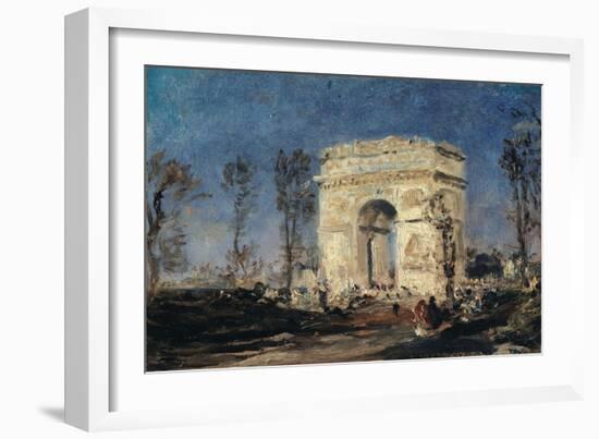 L'Arc de Triomphe de l'Etoile-Félix Ziem-Framed Giclee Print