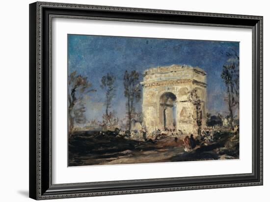 L'Arc de Triomphe de l'Etoile-Félix Ziem-Framed Giclee Print