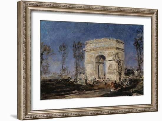 L'Arc de Triomphe de l'Etoile-Félix Ziem-Framed Giclee Print