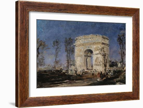 L'Arc de Triomphe de l'Etoile-Félix Ziem-Framed Giclee Print