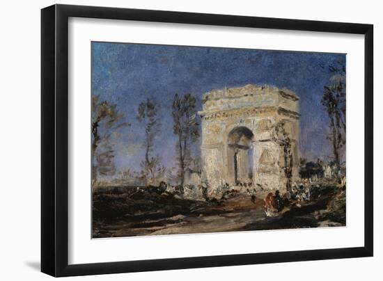 L'Arc de Triomphe de l'Etoile-Félix Ziem-Framed Giclee Print