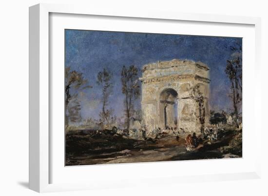 L'Arc de Triomphe de l'Etoile-Félix Ziem-Framed Giclee Print