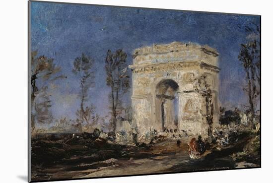 L'Arc de Triomphe de l'Etoile-Félix Ziem-Mounted Giclee Print