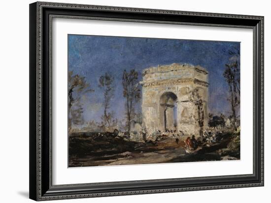 L'Arc de Triomphe de l'Etoile-Félix Ziem-Framed Giclee Print