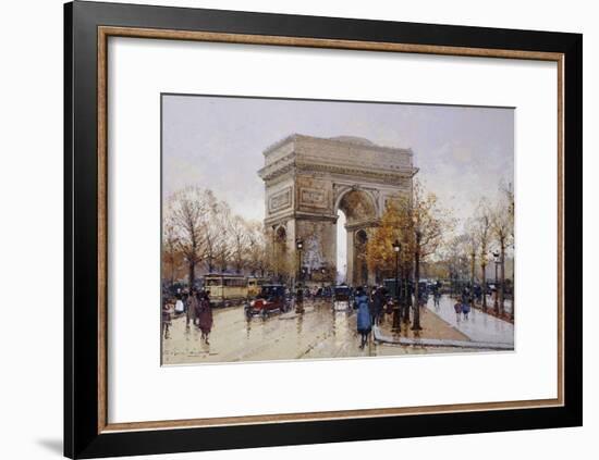 L'Arc de Triomphe, Paris-Eugene Galien-Laloue-Framed Giclee Print