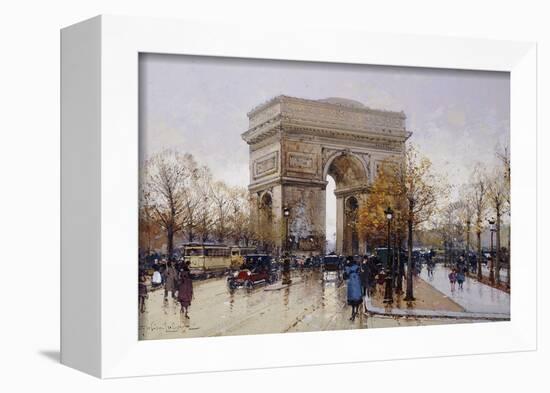 L'Arc de Triomphe, Paris-Eugene Galien-Laloue-Framed Giclee Print