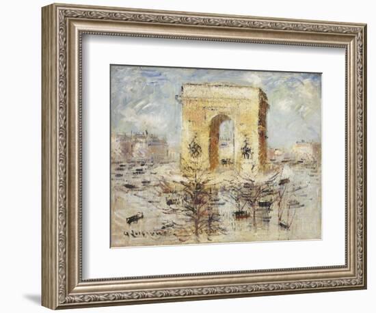 L'Arc de Triomphe, Place of the Star-Gustave Loiseau-Framed Giclee Print