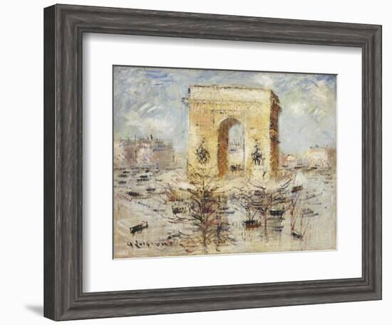 L'Arc de Triomphe, Place of the Star-Gustave Loiseau-Framed Giclee Print