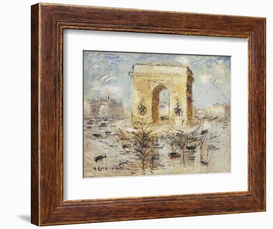 L'Arc de Triomphe, Place of the Star-Gustave Loiseau-Framed Giclee Print