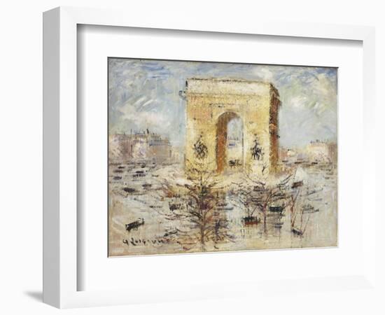 L'Arc de Triomphe, Place of the Star-Gustave Loiseau-Framed Giclee Print