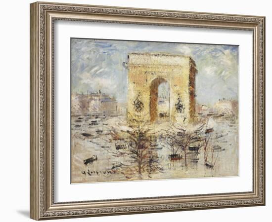 L'Arc de Triomphe, Place of the Star-Gustave Loiseau-Framed Giclee Print