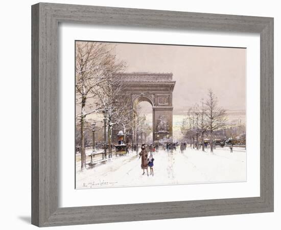 L'Arc De Triomphe-Eugene Galien-Laloue-Framed Giclee Print