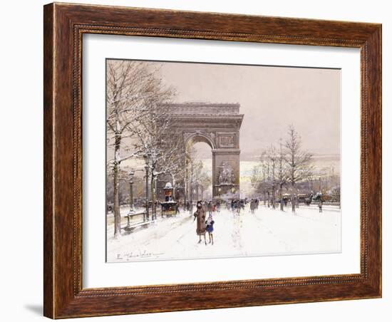 L'Arc De Triomphe-Eugene Galien-Laloue-Framed Giclee Print