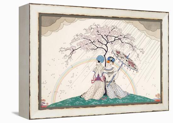 L'Arc-En-Ciel, 1920-Georges Barbier-Framed Premier Image Canvas