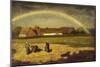L'arc-en-ciel à Courrières-Jules Breton-Mounted Giclee Print