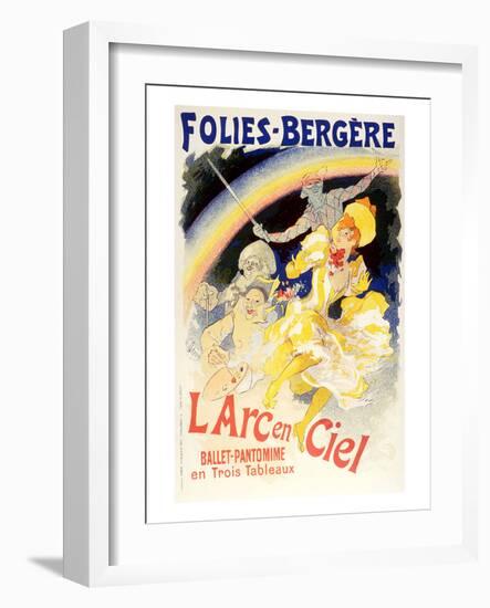 L'Arc En Ciel Ballet Rainbow-null-Framed Art Print