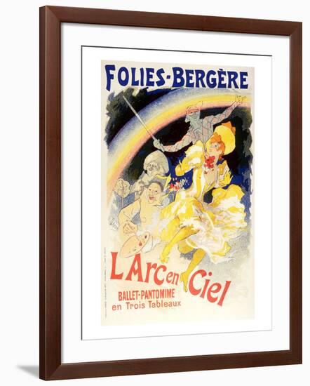 L'Arc En Ciel Ballet Rainbow-null-Framed Art Print