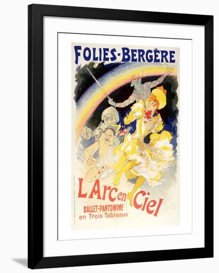 L'Arc En Ciel Ballet Rainbow-null-Framed Art Print