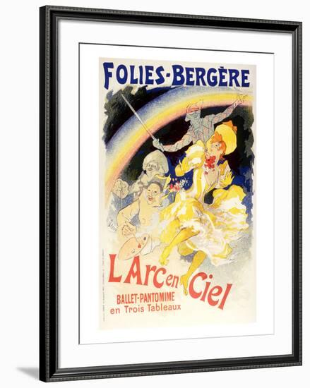 L'Arc En Ciel Ballet Rainbow-null-Framed Art Print