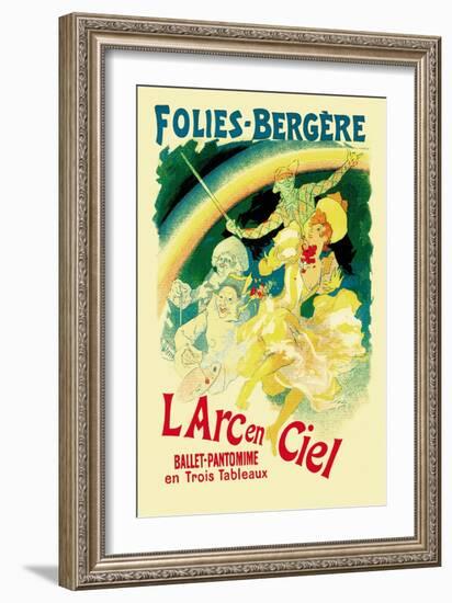 L'Arc En Ciel: Folies-Bergere-Jules Chéret-Framed Art Print