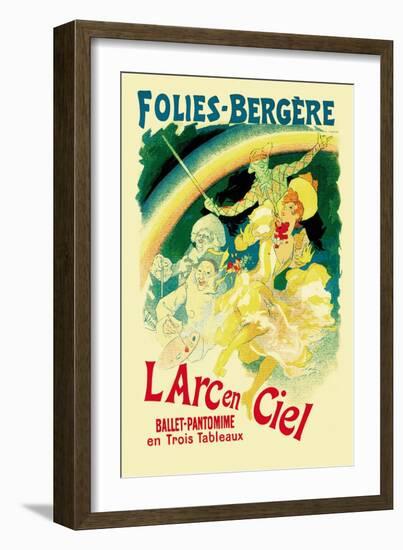 L'Arc En Ciel: Folies-Bergere-Jules Chéret-Framed Art Print