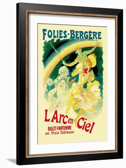 L'Arc En Ciel: Folies-Bergere-Jules Chéret-Framed Art Print