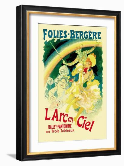 L'Arc En Ciel: Folies-Bergere-Jules Chéret-Framed Art Print