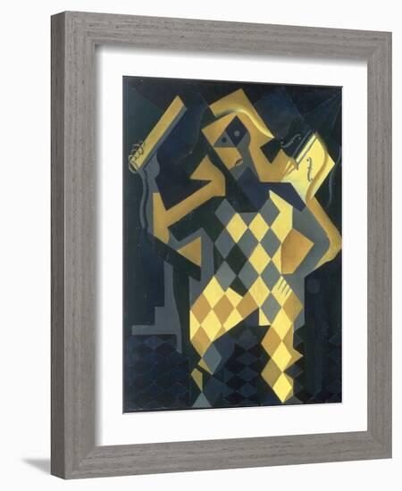 L'Arlequin au Violon, 1919-Juan Gris-Framed Giclee Print