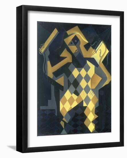 L'Arlequin au Violon, 1919-Juan Gris-Framed Giclee Print