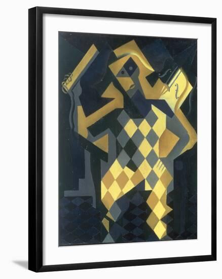 L'Arlequin au Violon, 1919-Juan Gris-Framed Giclee Print